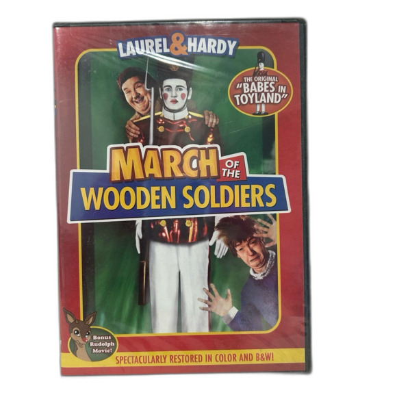 Laurel & Hardy DVD March Wooden Soldiers with Bonus Movies Still Sealed - Picture 1 of 6